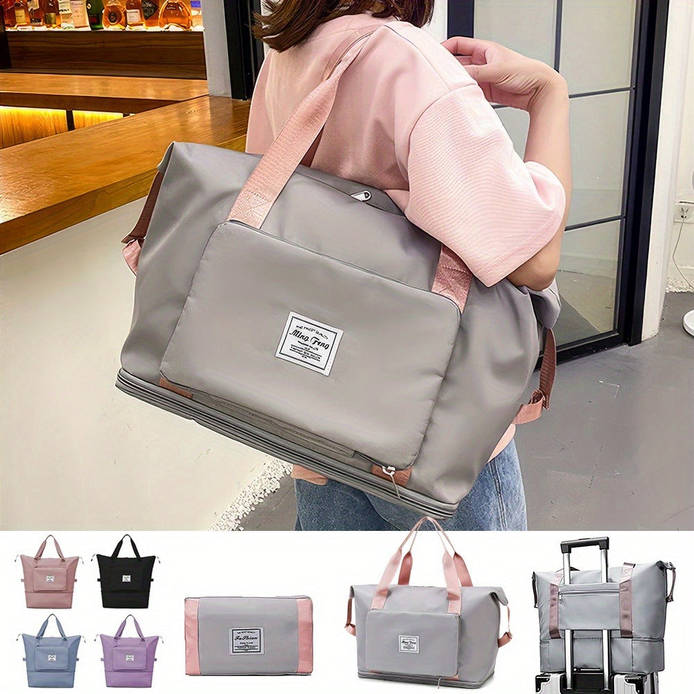 Large Capacity Expandable Travel Duffel Bag in the selected style or colour