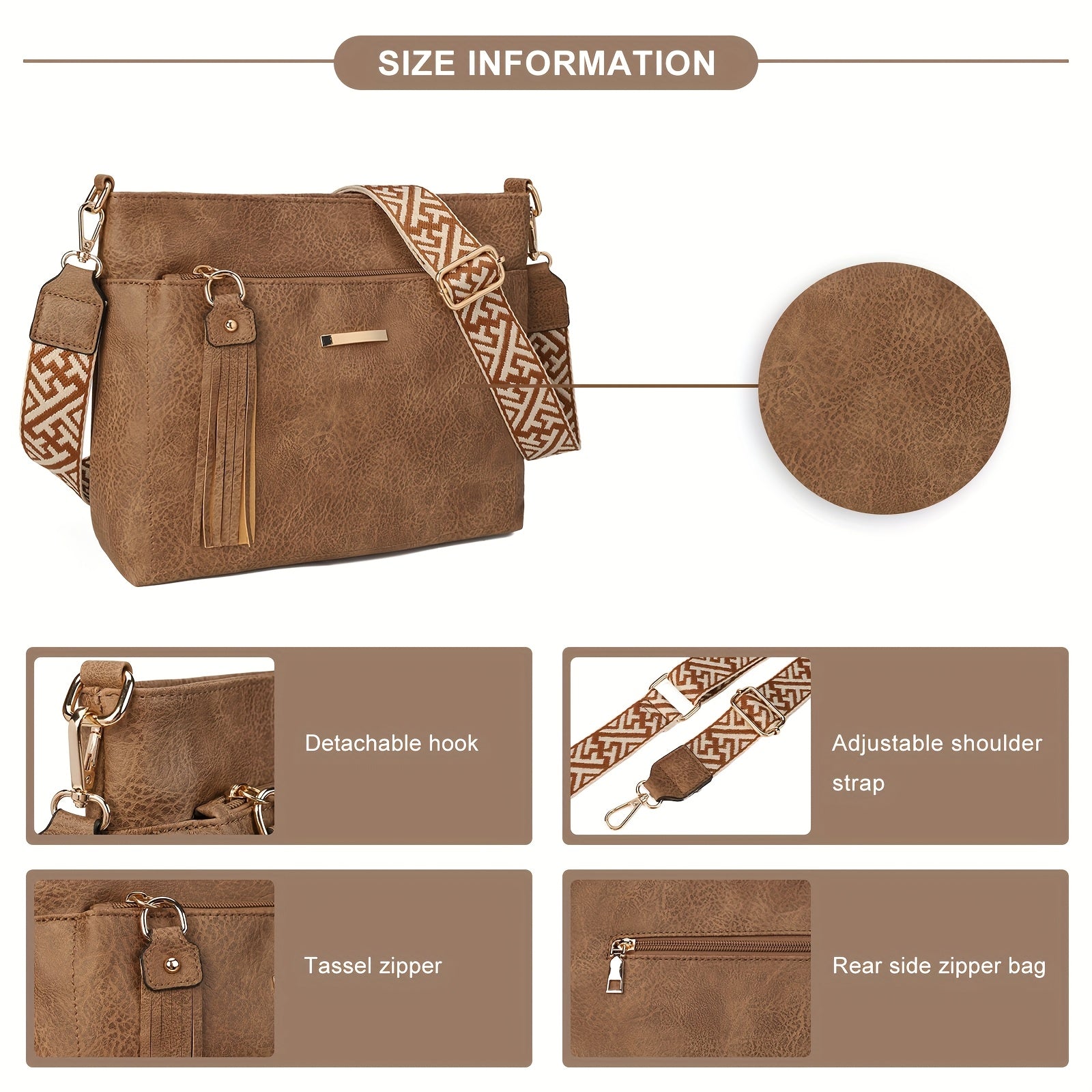 Large Capacity  Crossbody Bag product detail 6