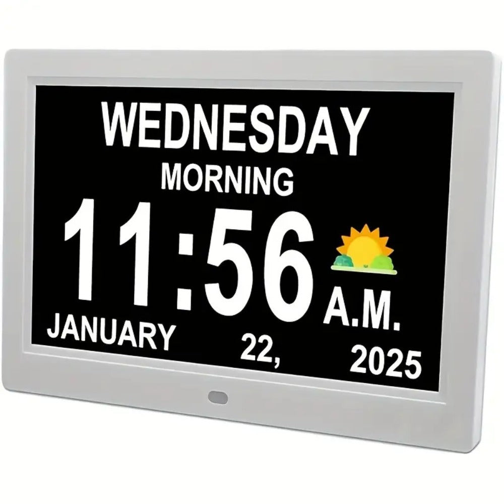 Large Digital Calendar Clock and Photo Frame detail view 4 for Australian shoppers