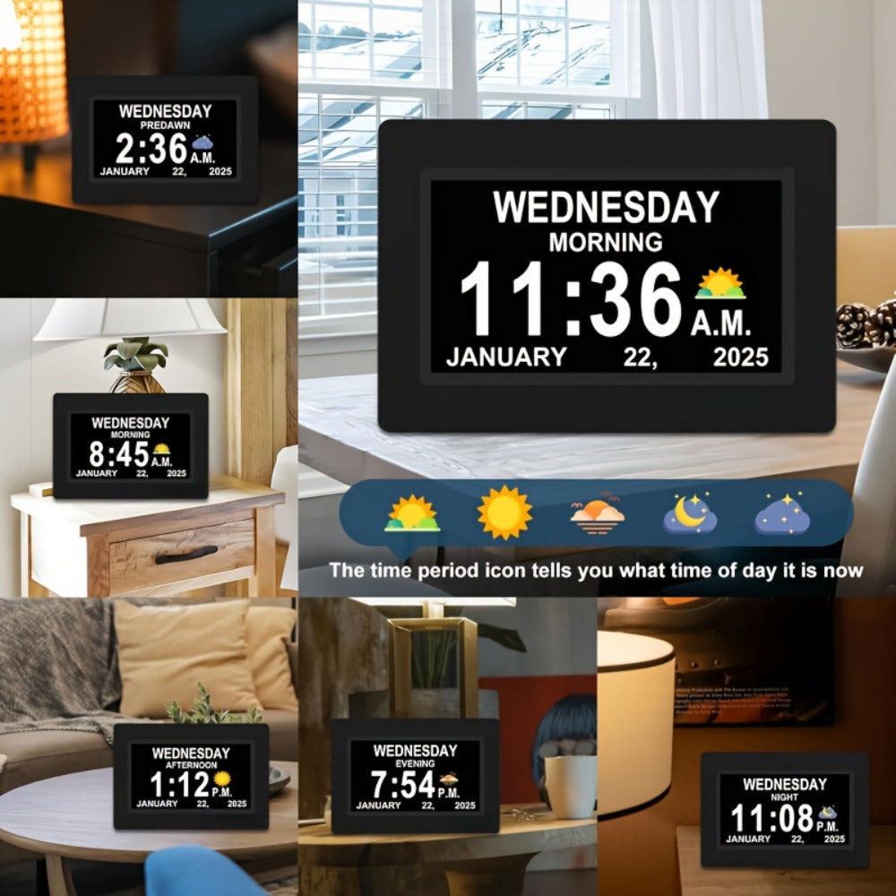 Large Display Calendar Clock detail view 6 for Australian shoppers