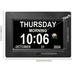 Large Display Calendar Clock detail view 2 for Australian shoppers
