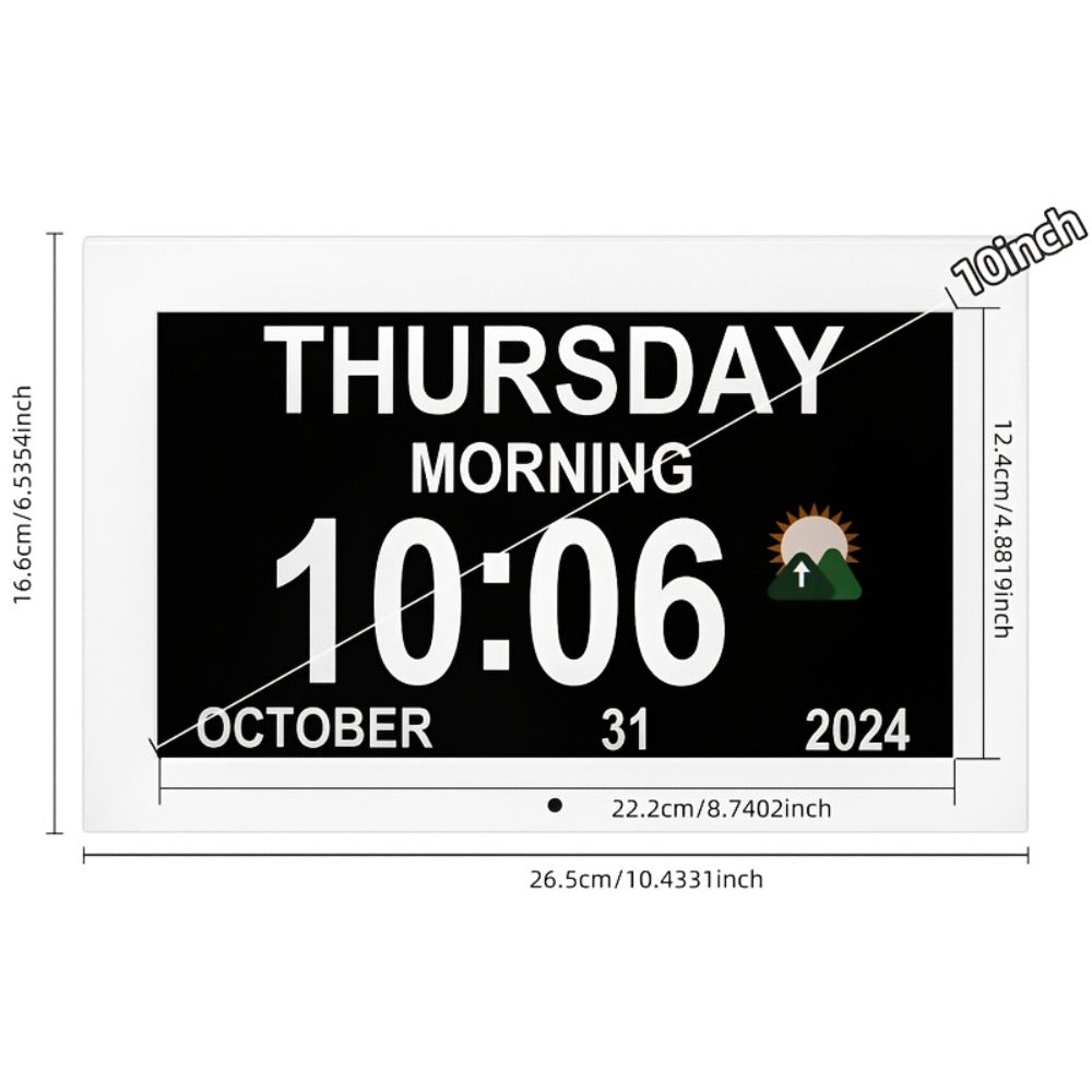 Large Display Calendar Clock detail view 14 for Australian shoppers