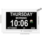 Large Display Calendar Clock detail view 14 for Australian shoppers