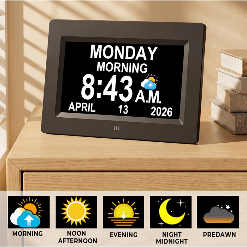 Large Display Calendar Clock detail view 23 for Australian shoppers