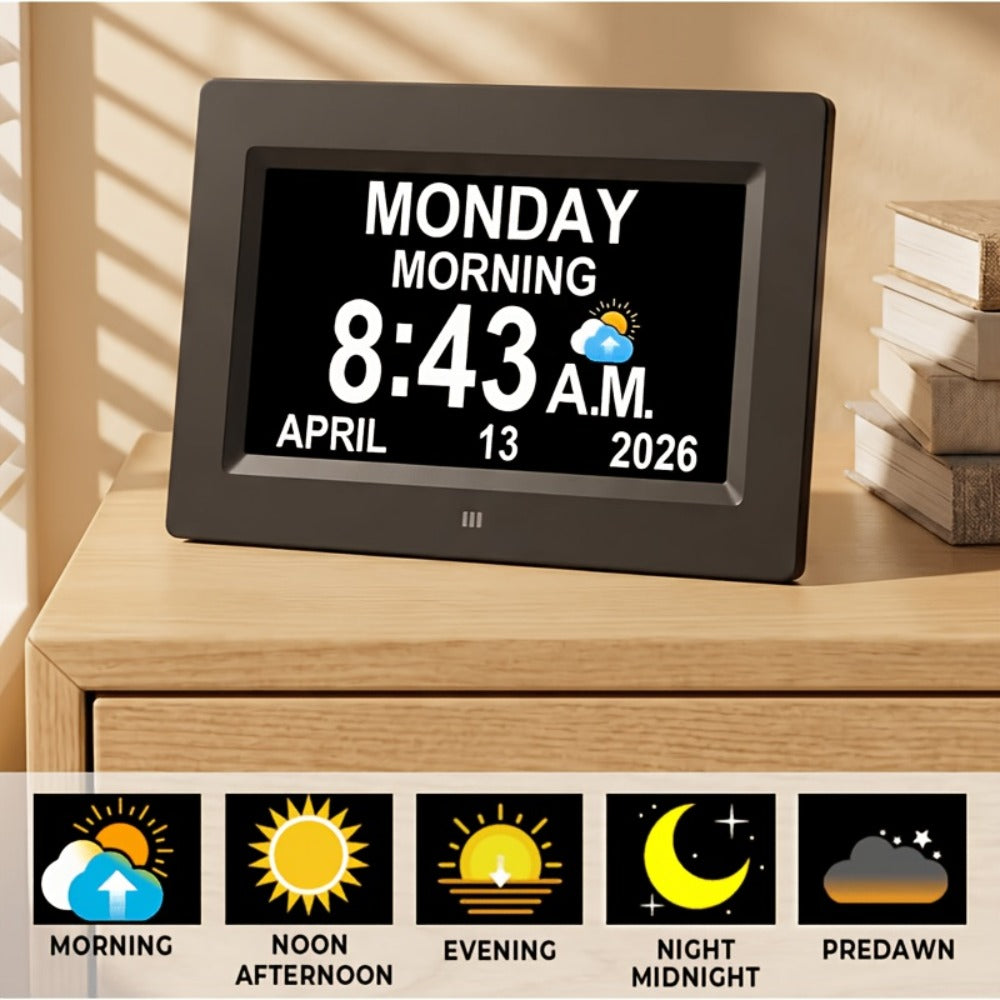 Large Display Calendar Clock detail view 3 for Australian shoppers