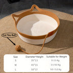Large Natural-Fabric Cat and Dog Bed product detail 2