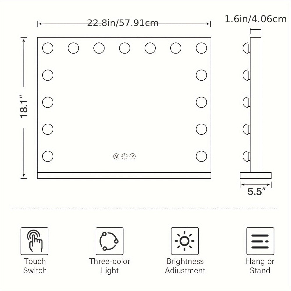 LED Makeup Mirror detail view 7 for Australian shoppers