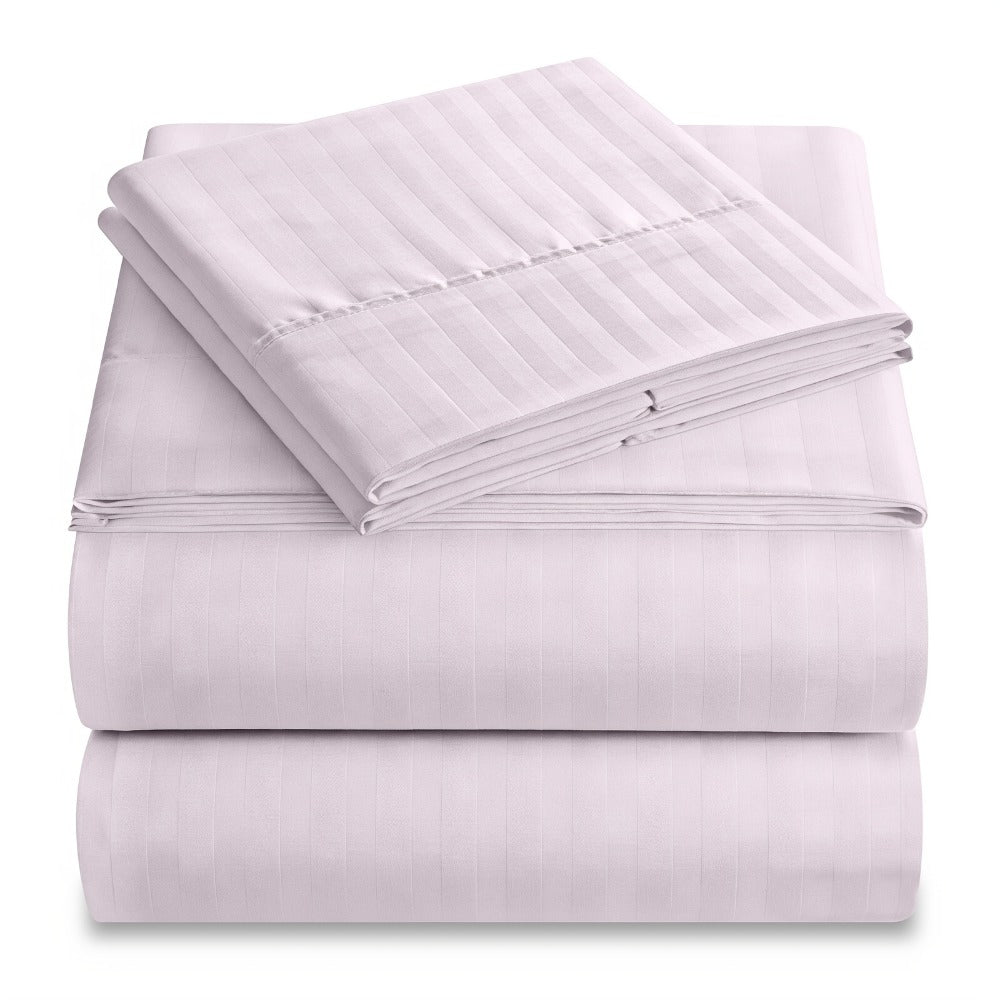 Luxury Striped Deep-Pocket Sheet Set detail view 19 for Australian shoppers