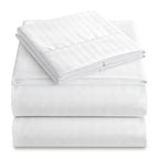 Luxury Striped Deep-Pocket Sheet Set detail view 34 for Australian shoppers