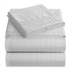 Luxury Striped Deep-Pocket Sheet Set main product view for Australian shoppers