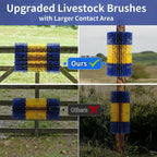 Livestock Wall Scratching Brush - horses, cattle, goats and farm – alternate product view