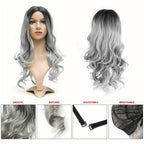 Long Wavy Synthetic Wig - costumes and fashion styling – additional product view