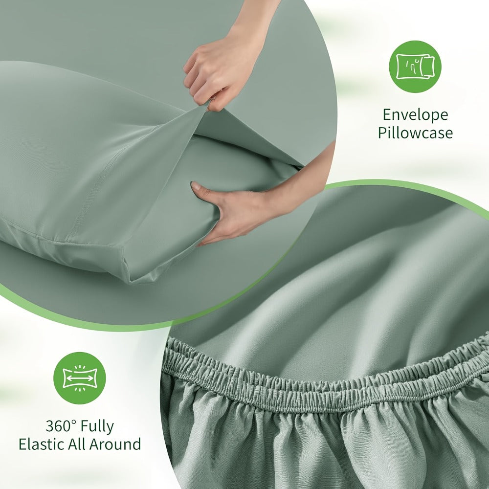 Cooling Bamboo Bed Sheet Set detail view 16 for Australian shoppers