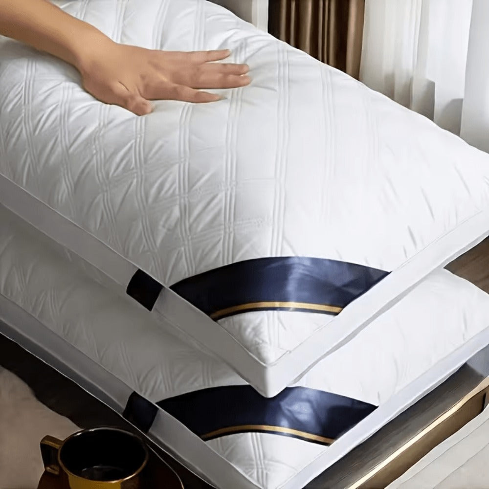 Luxury Hotel Pillow Set - 2pcs for Everyday Use – product detail angle