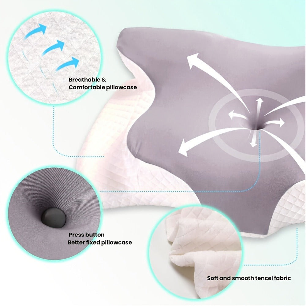Memory Foam Contour Sleep Pillow detail view 7 for Australian shoppers