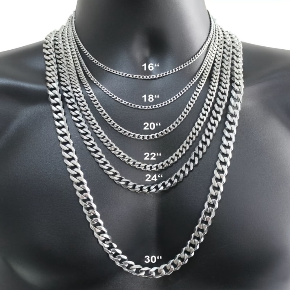 Stainless Steel Chain Necklace in the selected style or colour