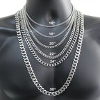 Stainless Steel Chain Necklace in the selected style or colour