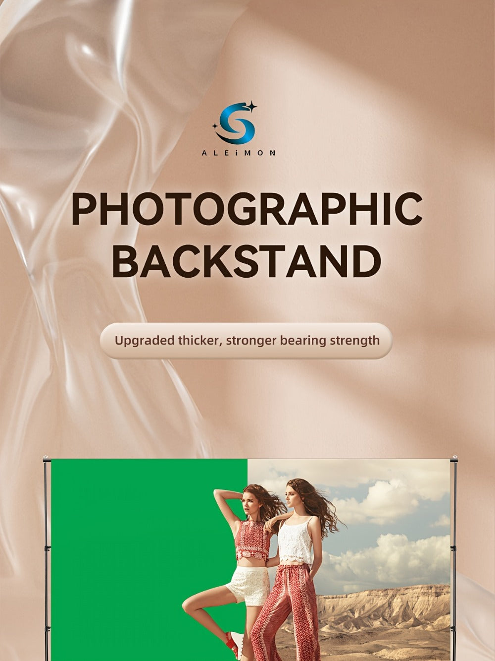 Adjustable Photography Backdrop Stand Kit detail view 12 for Australian shoppers