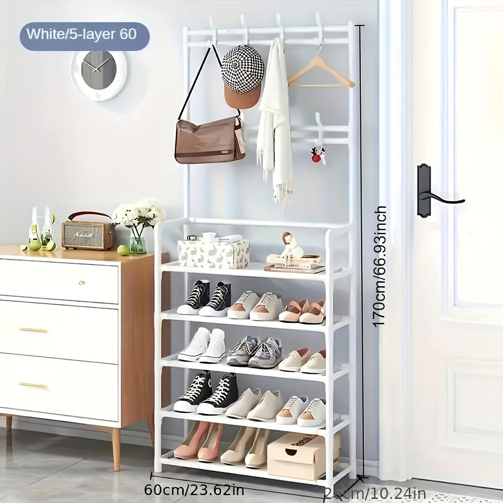 Five-Tier Shoe, Hat and Coat Storage Rack detail view 4 for Australian shoppers