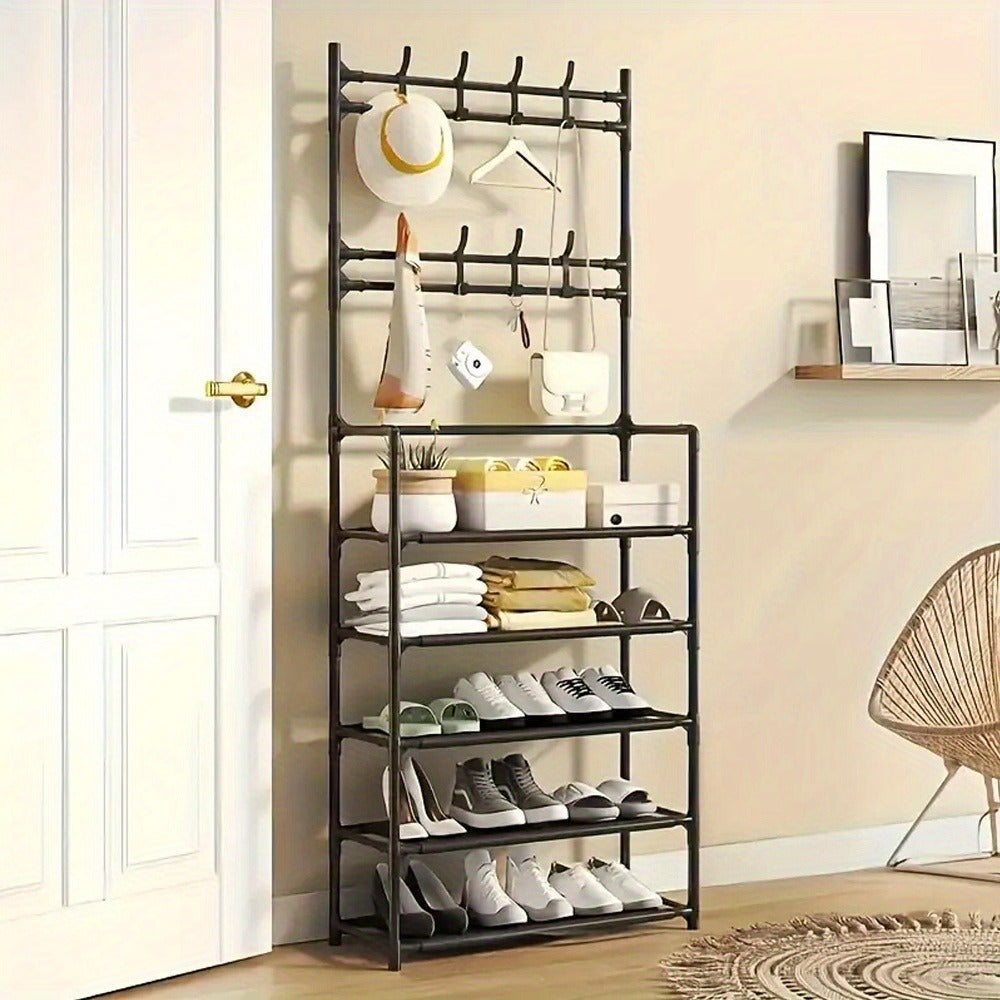 Five-Tier Shoe, Hat and Coat Storage Rack detail view 10 for Australian shoppers