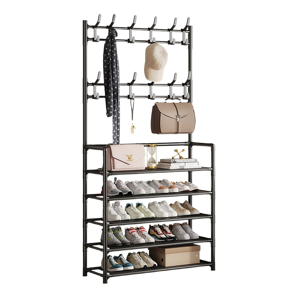 Five-Tier Shoe, Hat and Coat Storage Rack detail view 18 for Australian shoppers