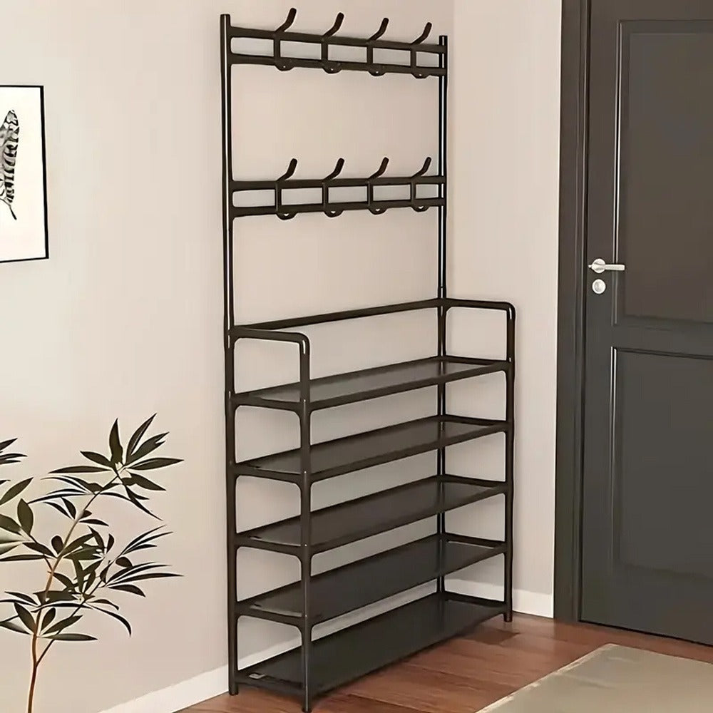 Five-Tier Shoe, Hat and Coat Storage Rack main product view for Australian shoppers
