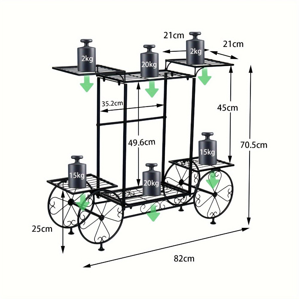 Metal Black Plant Stand product detail 4