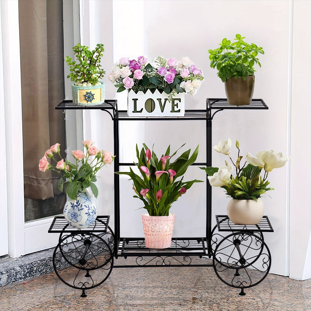 Metal Black Plant Stand for organised Australian homes