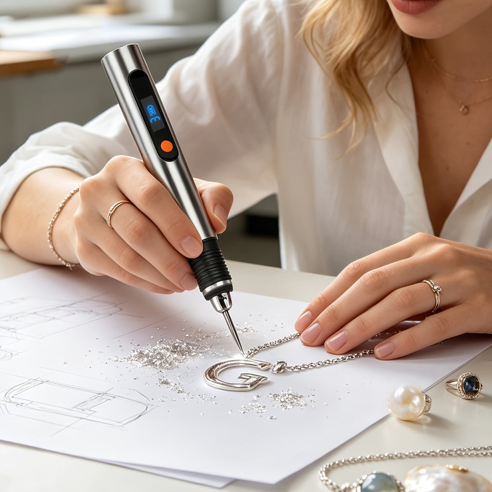 Metal Cordless Engraving Pen Kit - Engraving Common Craft Materials – additional product view