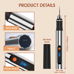 Metal Cordless Engraving Pen Kit - Engraving Common Craft Materials – alternate product view