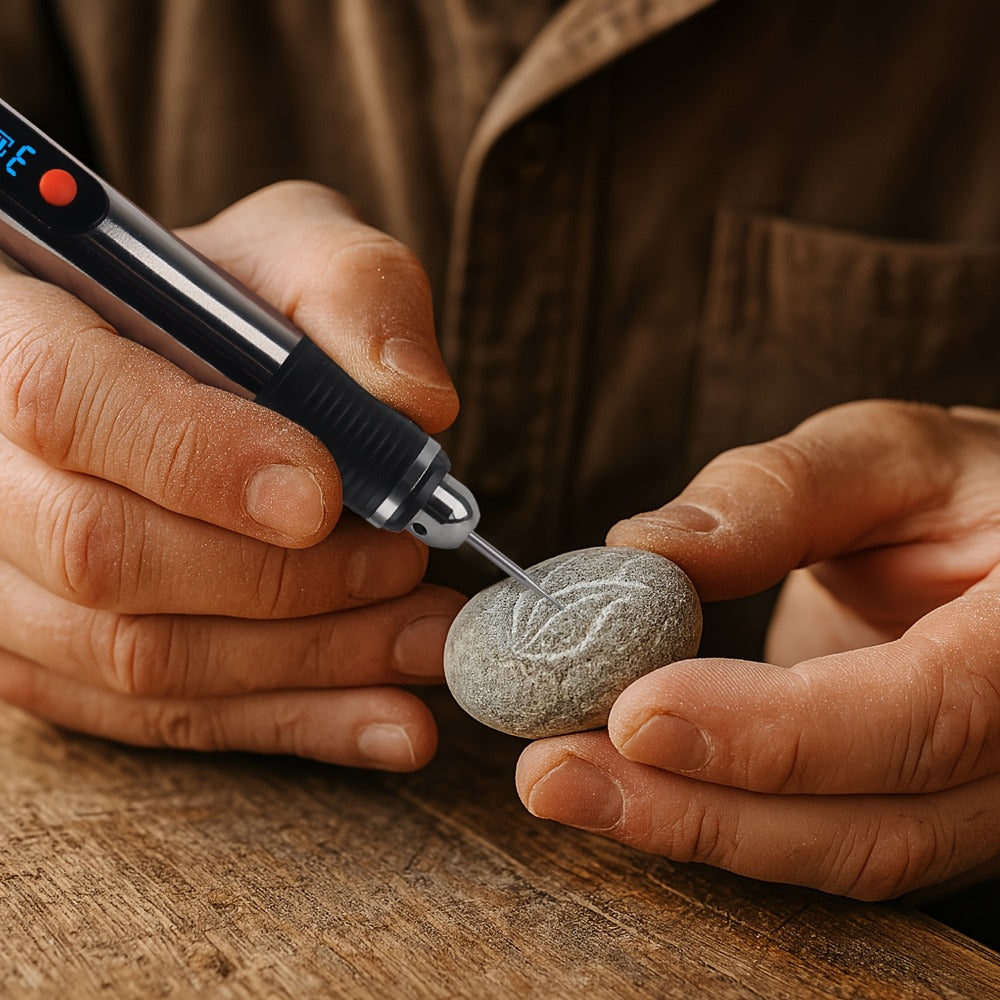 Metal Cordless Engraving Pen Kit - Engraving Common Craft Materials – product detail angle