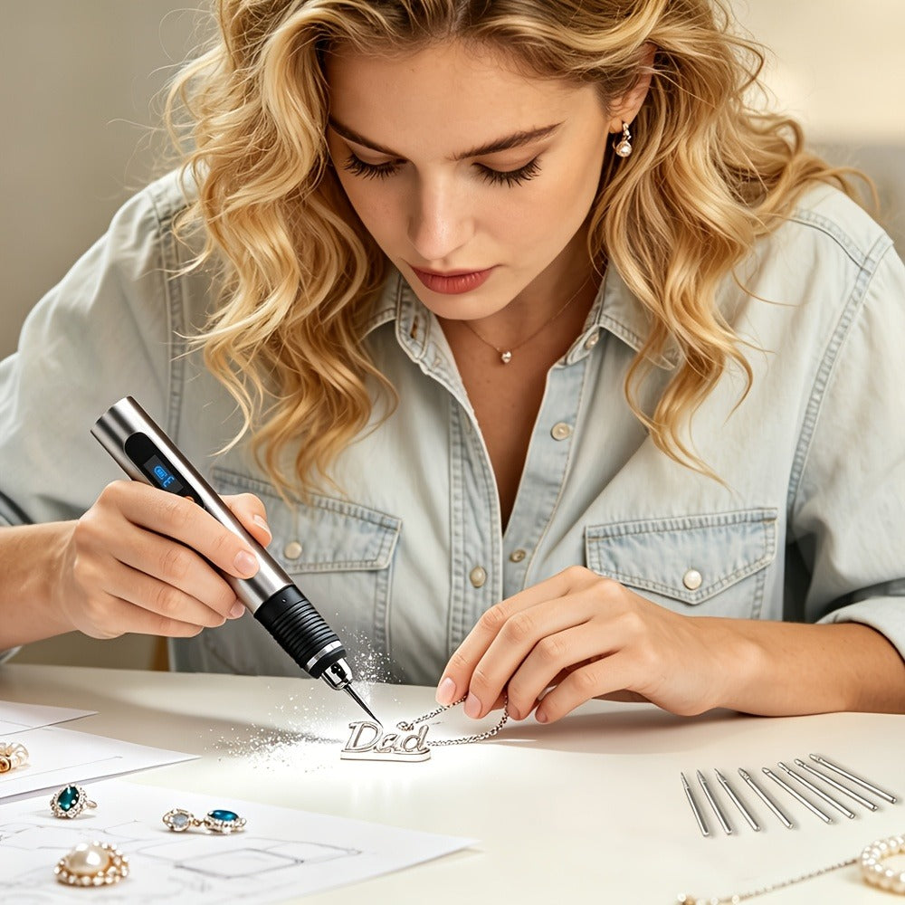 Metal Cordless Engraving Pen Kit - Engraving Common Craft Materials – additional product view 10