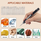 Metal Cordless Engraving Pen Kit - Engraving Common Craft Materials – feature reference