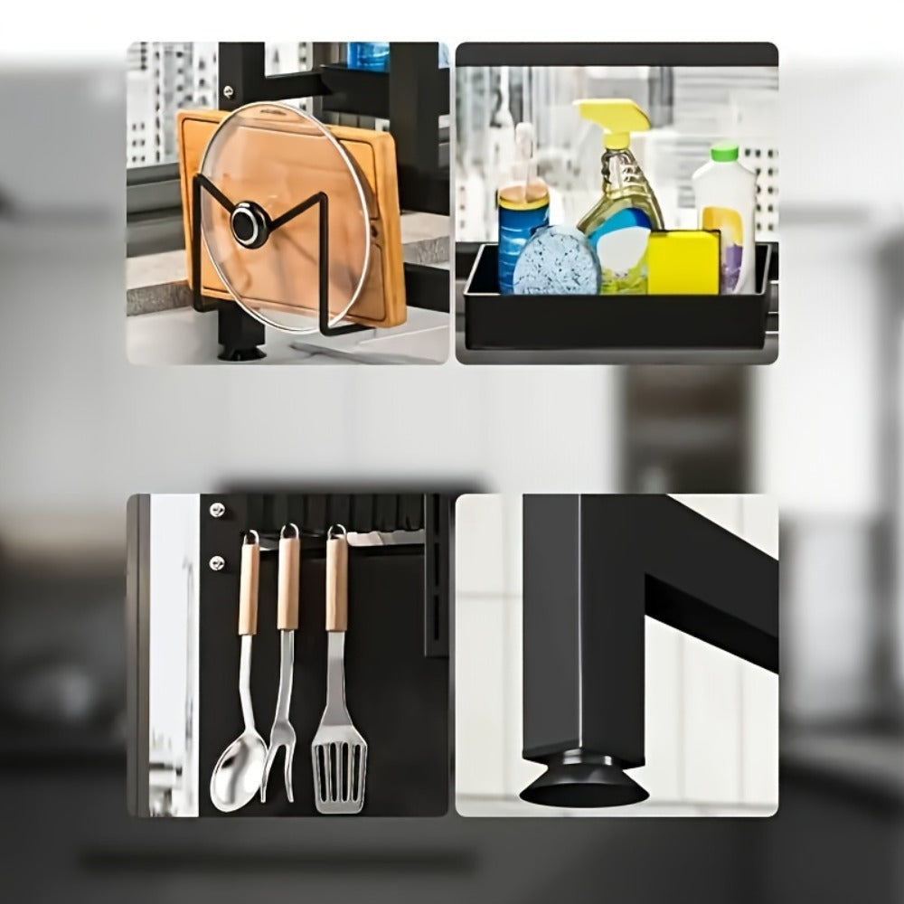 Metal Dish Drying Rack - for Kitchen with Practical Design – product detail angle