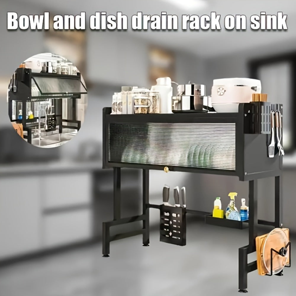 Metal Dish Drying Rack - for Kitchen with Practical Design – feature reference