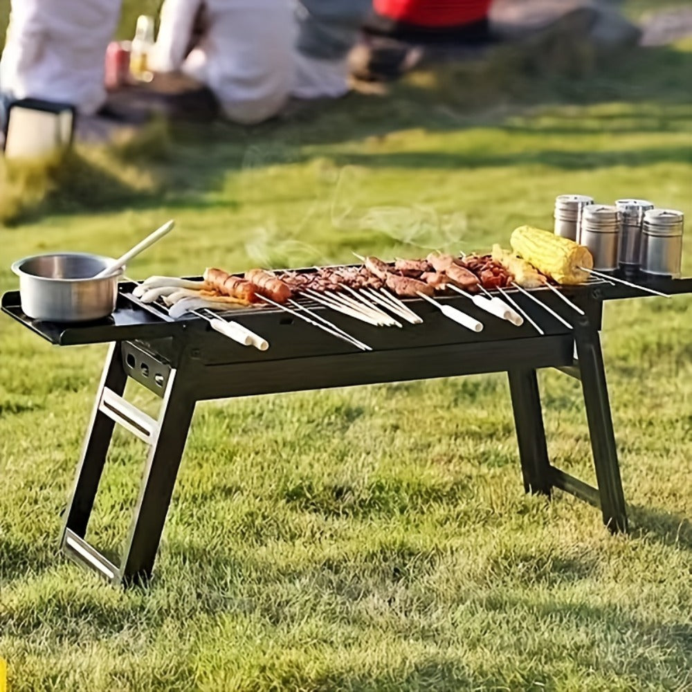 Foldable Adjustable Outdoor BBQ Grill detail view 2 for Australian shoppers