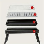 Foldable Adjustable Outdoor BBQ Grill detail view 11 for Australian shoppers