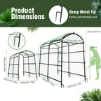 Metal Garden Arch Trellis with Net detail view 6 for Australian shoppers