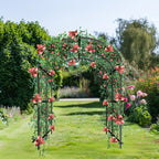 Metal Garden Arch Trellis with Net detail view 2 for Australian shoppers