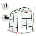 Metal Garden Arch Trellis with Net detail view 4 for Australian shoppers