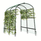 Metal Garden Arch Trellis with Net main product view for Australian shoppers