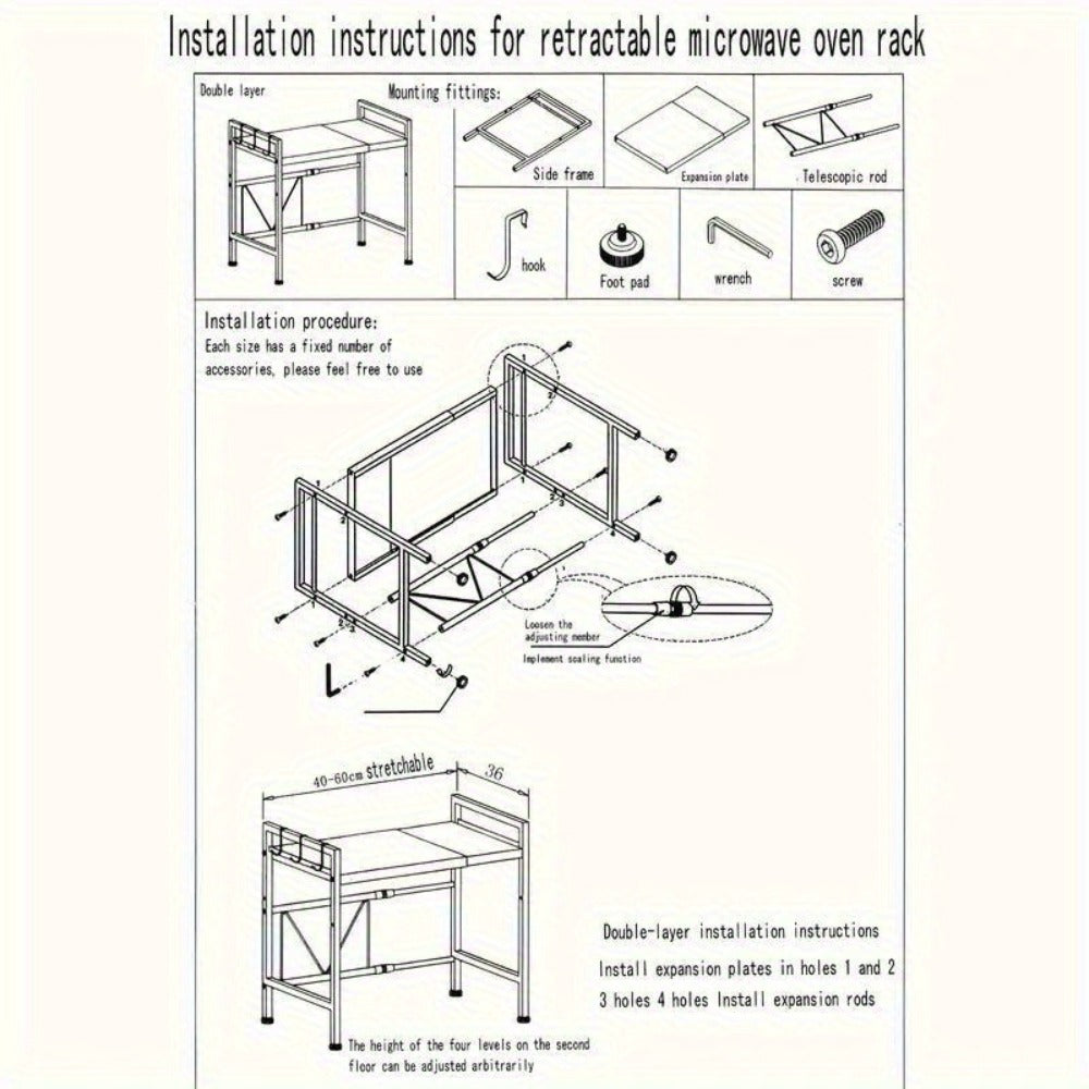 Metal Kitchen Storage Rack product detail 23