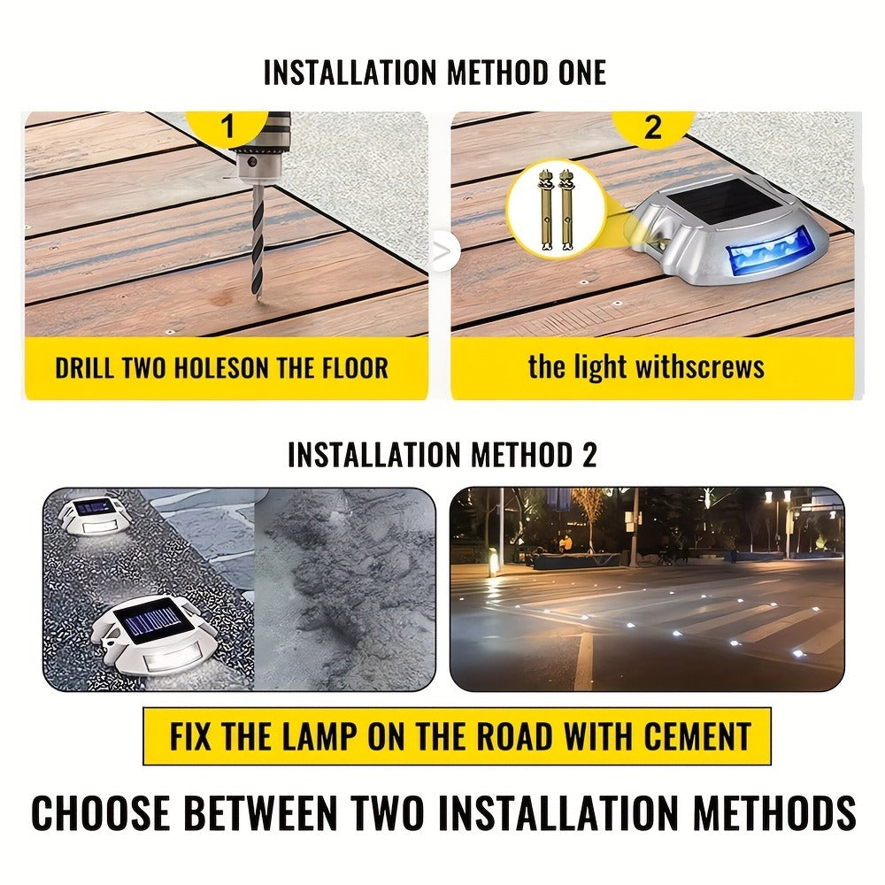 Metal Multi-Pack Solar Deck & Driveway Lights – Garden Paths – additional product view 14