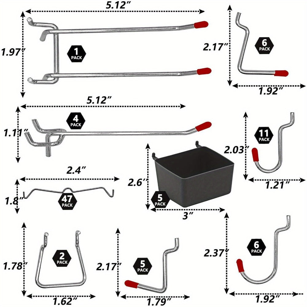 Metal Pegboard Storage Organiser product detail 7