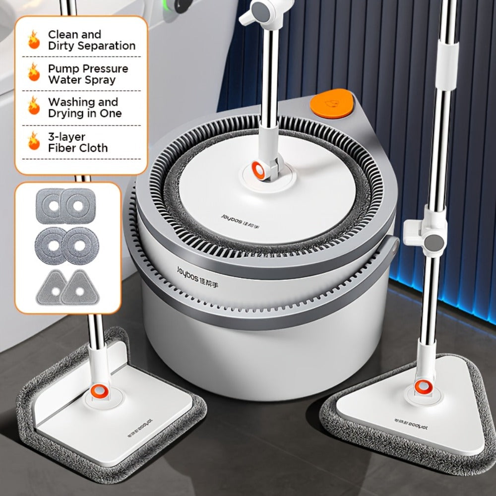Microfiber Self-Cleaning Spin Mop and Bucket Set for Australian homes