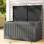 Modern Black Lidded Storage Bin product detail 3