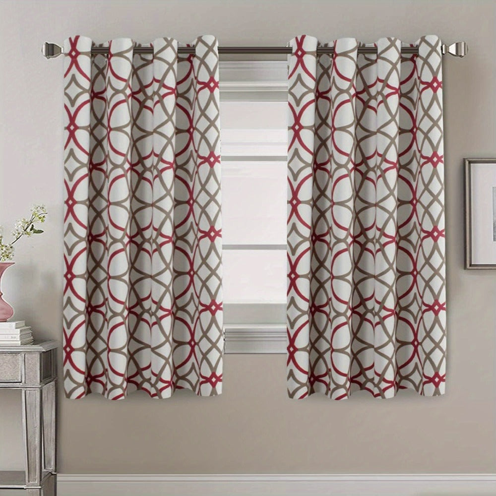 Modern Brown Blackout Curtain Set product detail 6