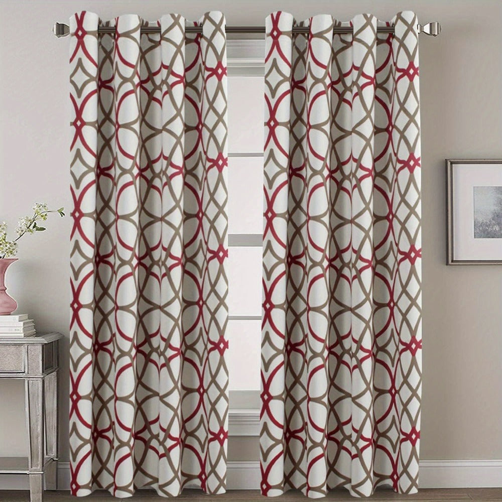 Modern Brown Blackout Curtain Set product detail 8