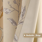 Modern Brown Blackout Curtain Set product detail 4
