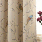 Modern Brown Blackout Curtain Set product detail 30